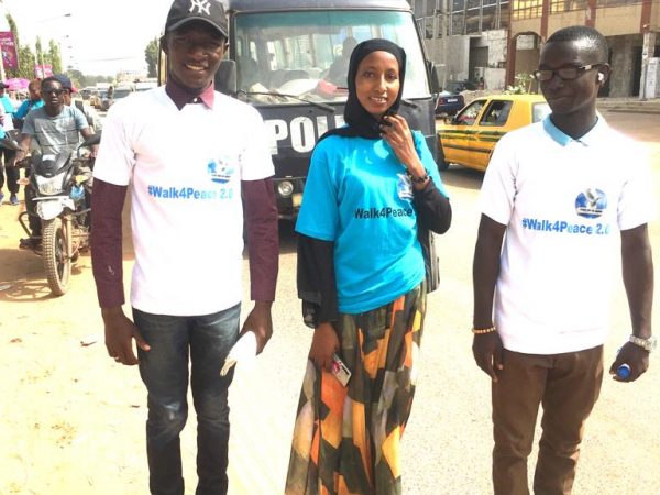 IIPL Gambian Team Participation in Walk4Peace 2.0