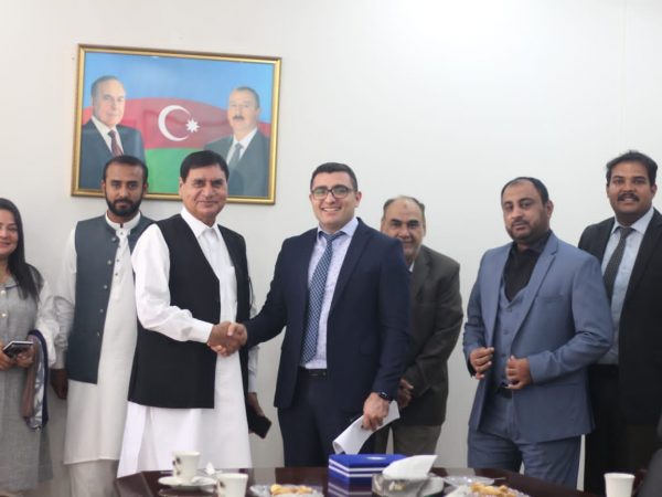 Honorable Ambassador of Azerbaijan Called on a Delegation of IIPL