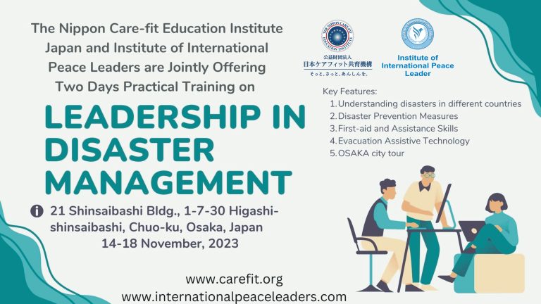 Disaster Prevention Training in Japan